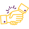 two hands shaking